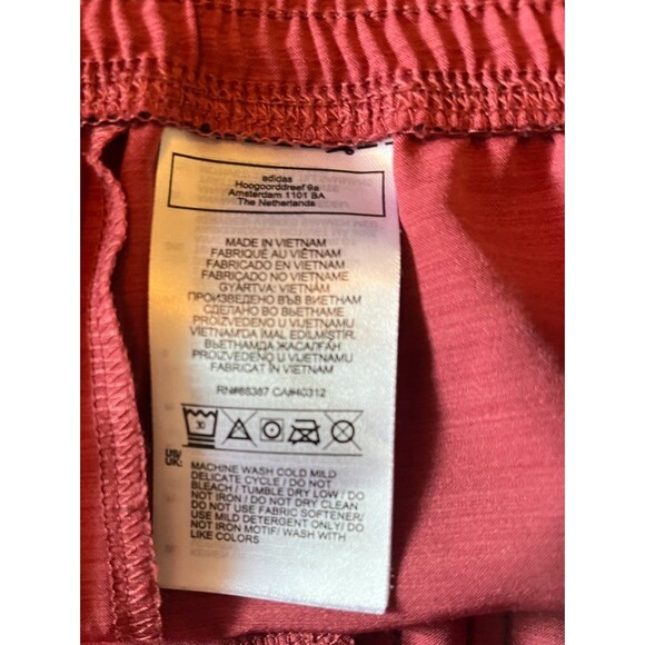 Adidas Women's Running Short Medium Red Aeroready Athletic Sports Ash 2.5 inch - Picture 5 of 6